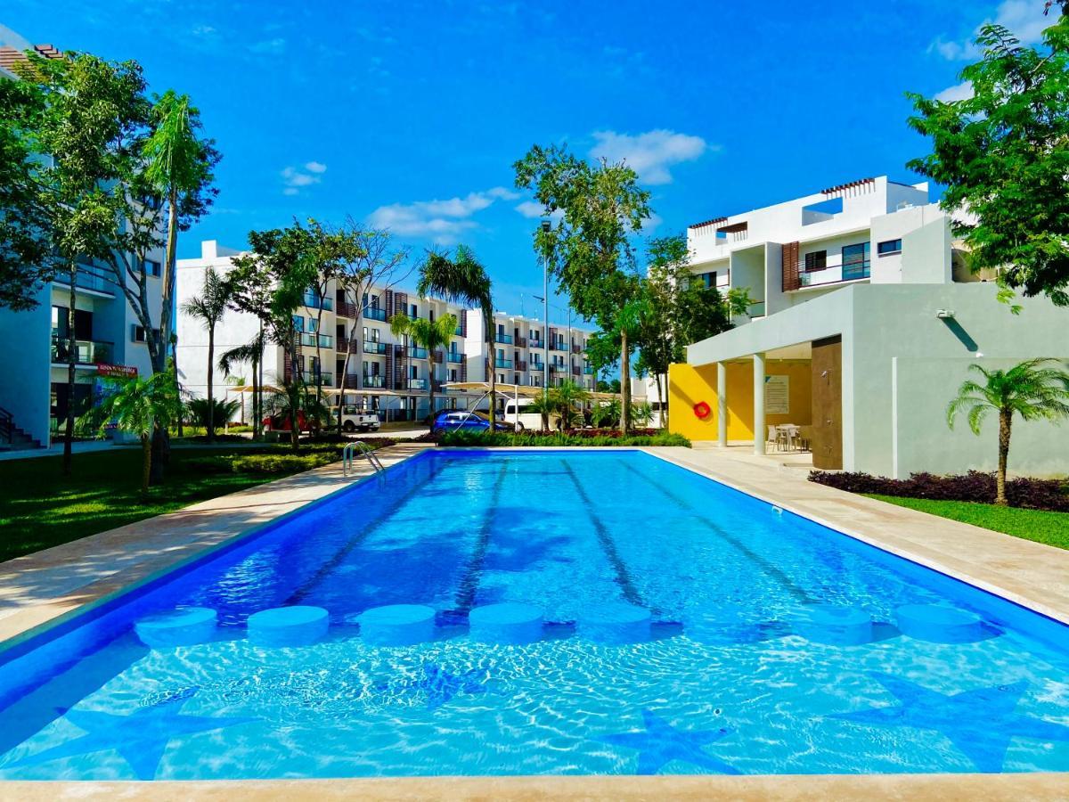 Coquillage A Apartment Cancún Exterior foto